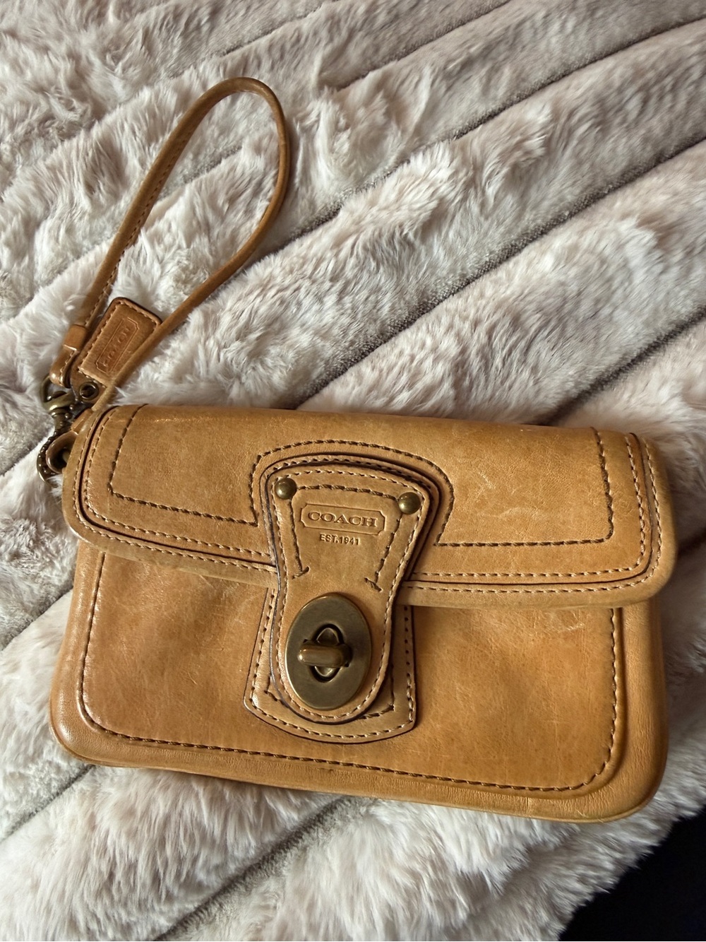 Vintage Coach Legacy Wristlet